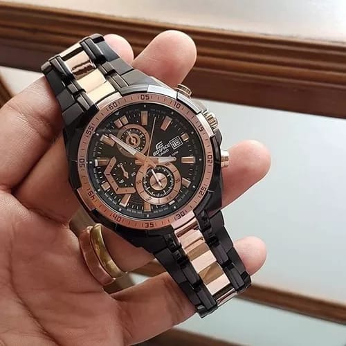 Reloj Casio edifice 539 black rose, acero inoxidable