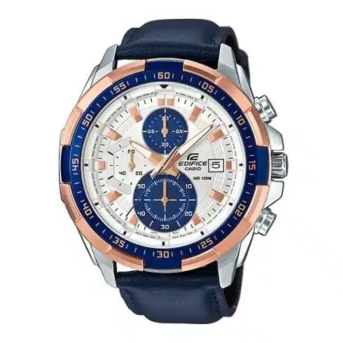Reloj Casio edifice 539 pulso en cuero