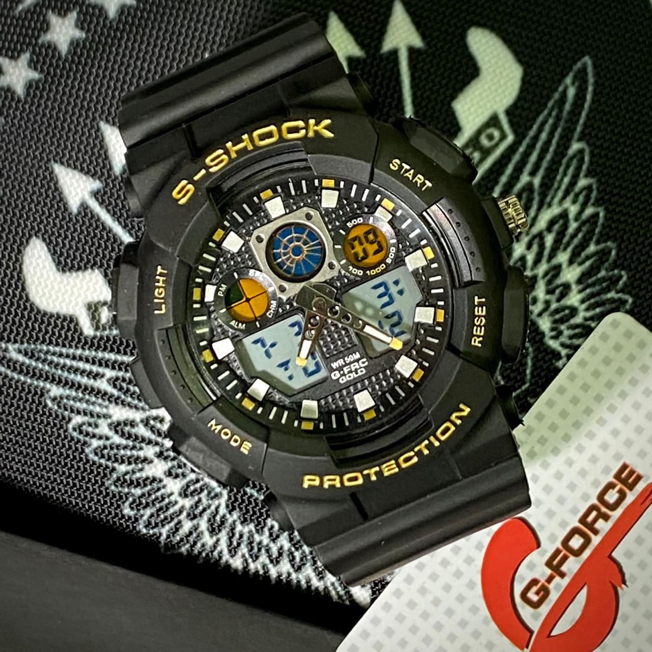 Reloj g force gold  original