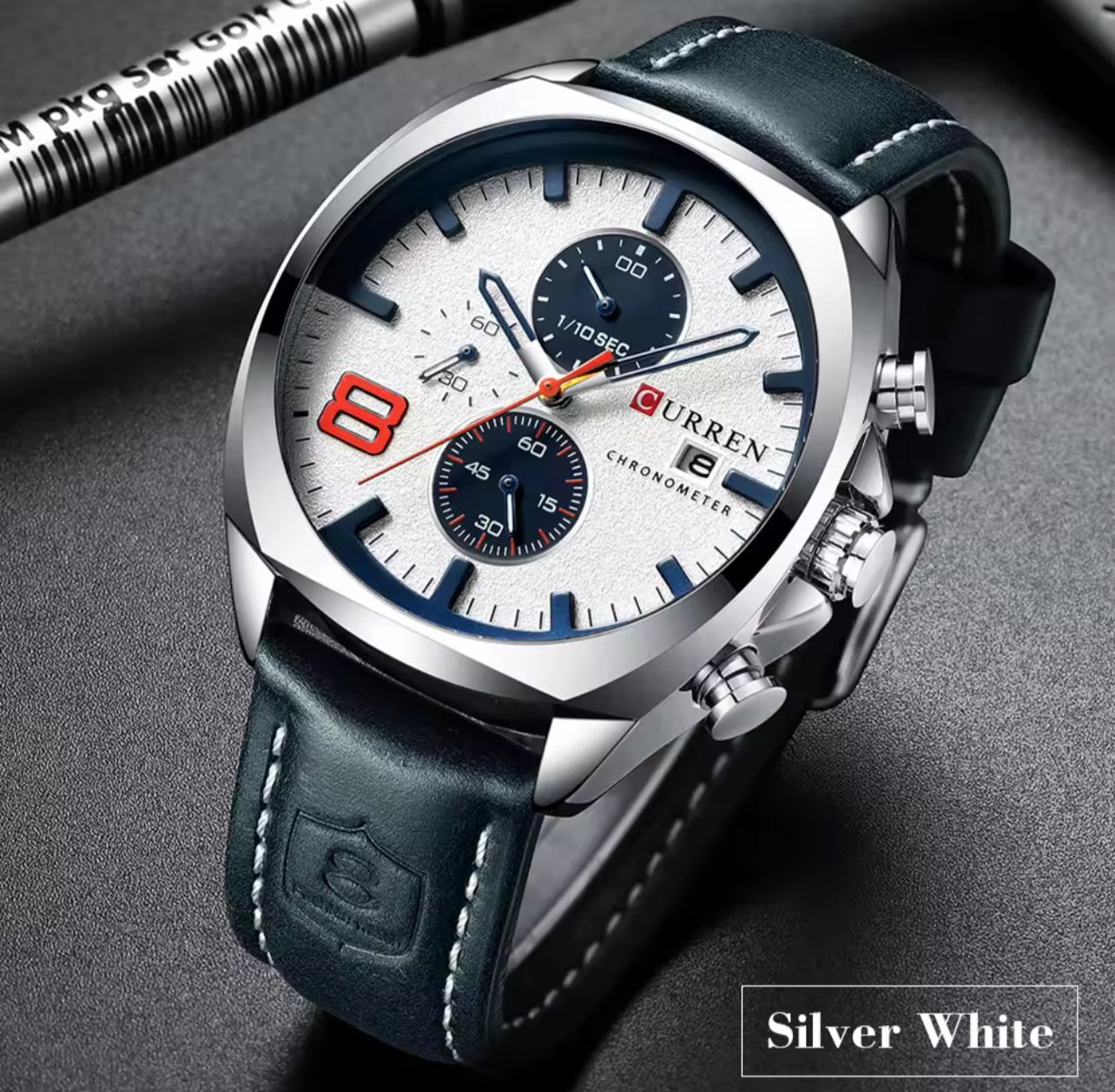 Reloj curren original pulsera en cuero